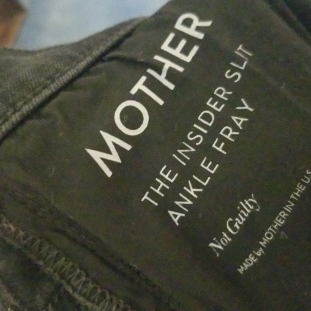 Mother denim slit ankle Jeans